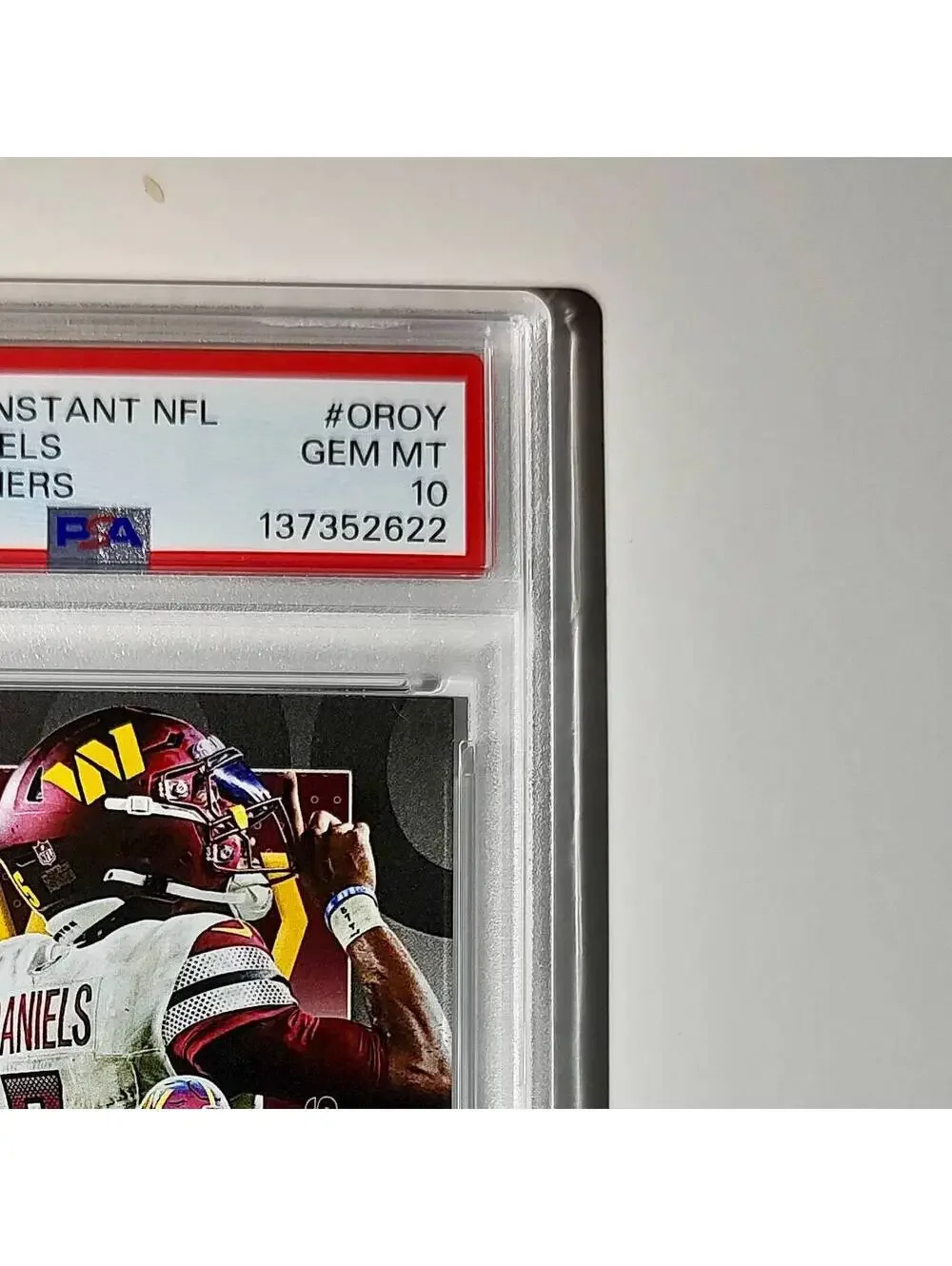 Jayden Daniels 2024 Panini NFL AP Offensive Rookie of the Year Commanders PSA 10